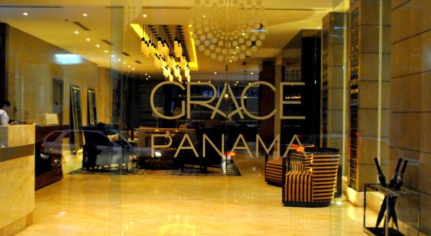 Global Hotel Panama Exterior foto Lobby of the hotel